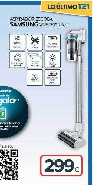 Tien 21 Aspirador escoba samsung oferta