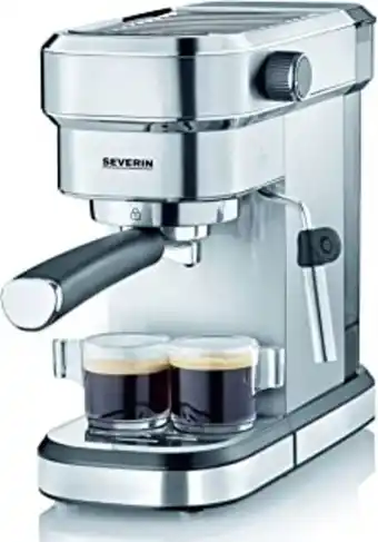 Amazon Severin cafetera de expreso espresa, cafetera tradicional de filtro con 3 insertos, cafetera express con espumador para ca... oferta