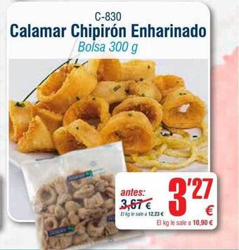 Abordo Calamar chipirón enharinado oferta