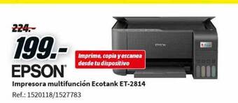 MediaMarkt Epson impresora multifunción ecotank et-2814 oferta