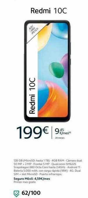 Movistar Redmi 10c oferta