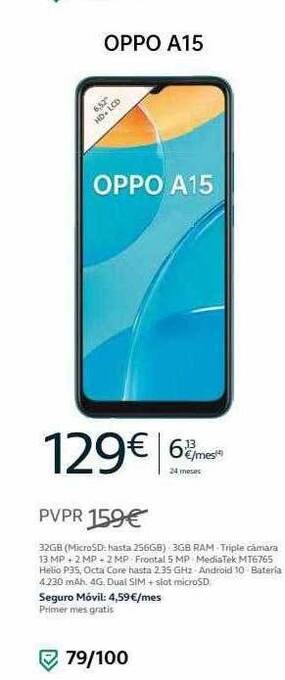 Movistar Oppo a15 oferta