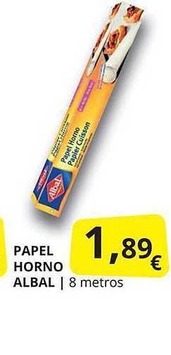 Supermercados MAS Papel horno albal oferta