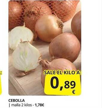 Supermercados MAS Cebolla oferta