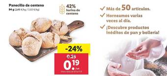 Lidl Panecillo de centeno oferta