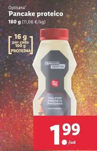 Lidl Pancake proteico optisana oferta