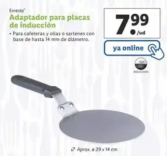 Lidl Adaptador para placas de inducción ernesto oferta