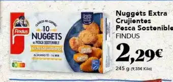 Gadis Nuggets extra crujienetes pesca sostenible findus oferta