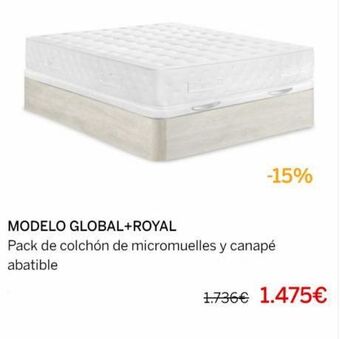 Canapé abatible
