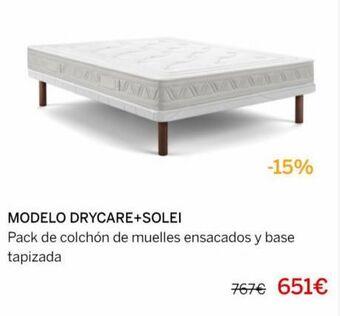 Muebles La Fábrica Colchón de muelles oferta