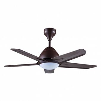 Lúzete Ventilador de techo led vesper marrón oferta