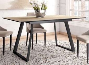 Mesa de comedor egara de estilo industrial