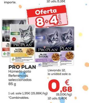 Kiwoko Pro plan húmedo gato referencias seleccionadas oferta