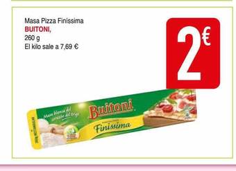 Minymas Masa pizza finíssima buitoni oferta