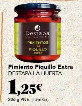 Gadis Pimiento piquillo extra destapa la huerta oferta