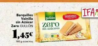 Gadis Barquillos vainilla sin azúcar zero guillón oferta