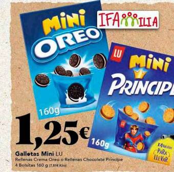 Gadis Galletas mini lu oferta