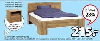 JYSK Estructura de cama vedde oferta