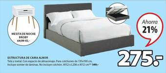 JYSK Estructura de cama alnor oferta