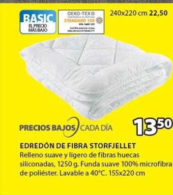 JYSK Edredón de fibra storfjellet oferta