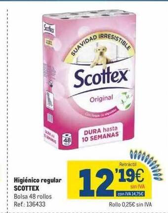 Makro Higiénico regular scottex oferta