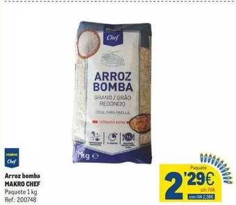 Makro Arroz bomba makro chef oferta