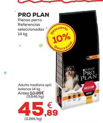 Kiwoko Pro plan pienso perro referencias seleccionadas oferta