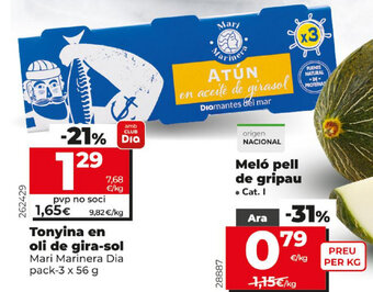 Dia Mari Marinera Dia Tonyina en oli de gira-sol 3x56g oferta