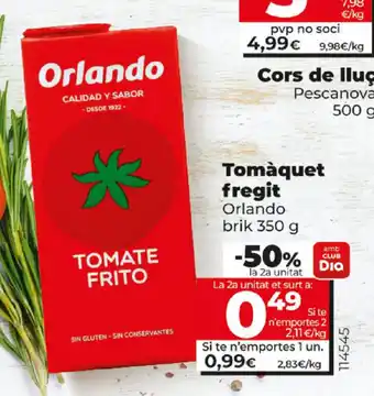 Dia Orlando Tomàquet fregit 350g oferta