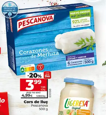 Dia Pescanova Cors de lluç 500g oferta