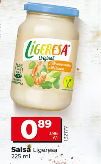 Dia Ligeresa Salsa 225ml oferta