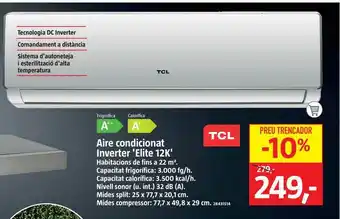 Bauhaus TCL Aire Condicionat Inverter Elite 12K oferta