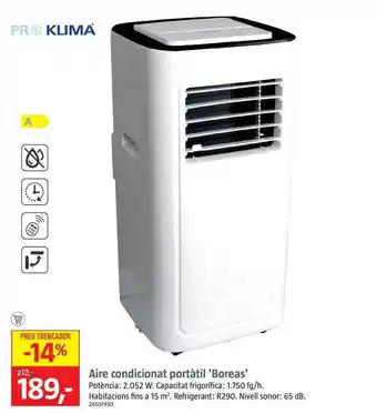 Bauhaus Proklima Aire Condicionat Portàtil Boreas oferta