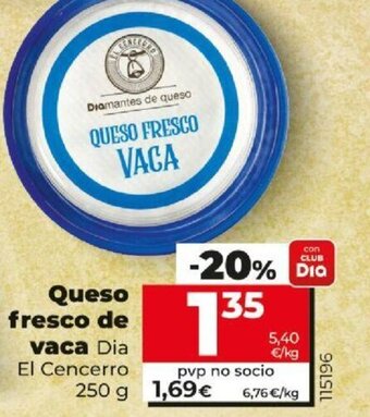 Dia Queso Fresco de Vaca oferta