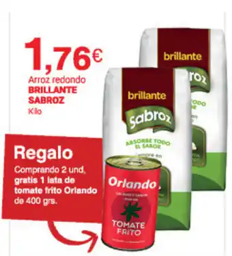 Supermercados Plaza Orlando Brillante Sabroz Arroz redondo oferta