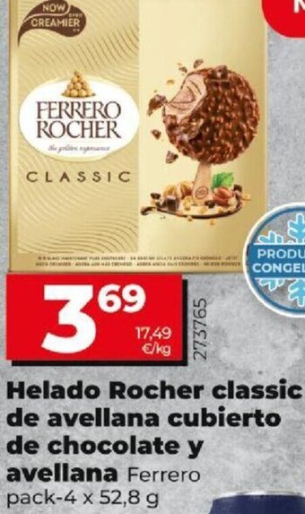 Dia Helado Rocher Classic de Avellana Cubierto de Chocolate y Avellana oferta