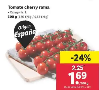 Lidl Tomate Cherry Rama oferta