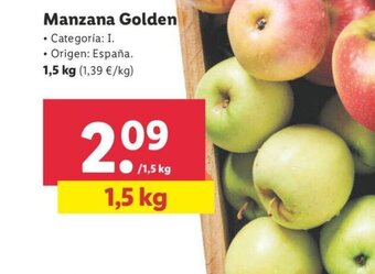 Lidl Manzana Golden oferta