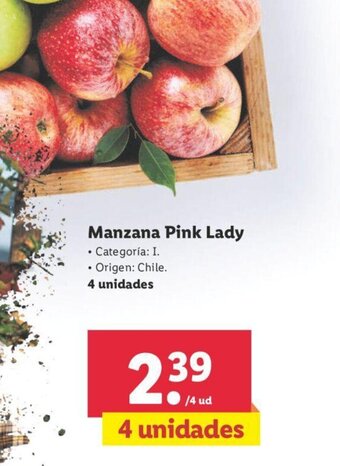 Lidl Manzana Pink Lady oferta