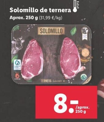 Lidl Solomillo de Ternera oferta