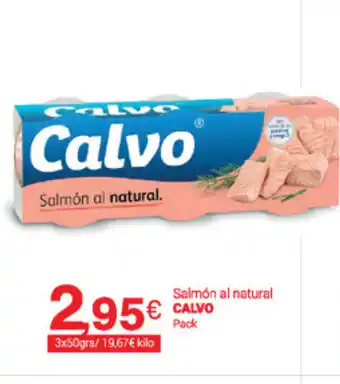 Supermercados Plaza Calvo Salmón al natural 3x50grs oferta