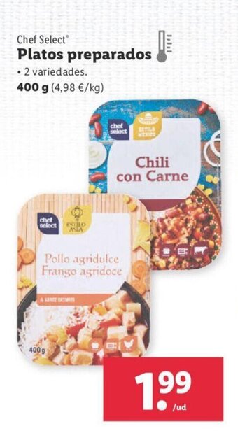 Lidl Platos Preparados oferta