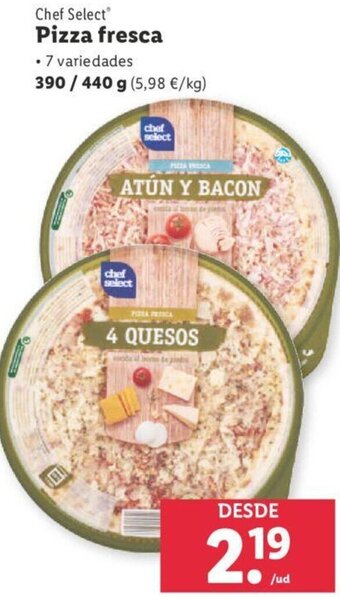 Lidl Pizza Fresca oferta