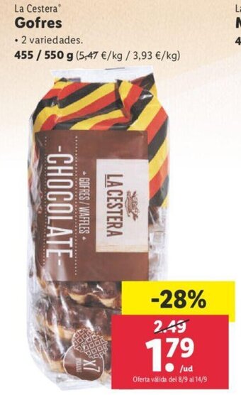 Lidl Gofres oferta