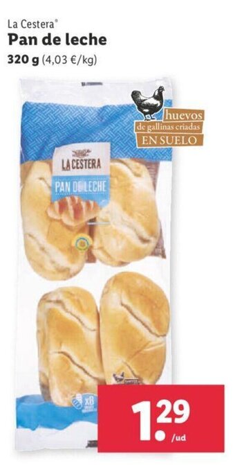 Lidl Pan de Leche oferta