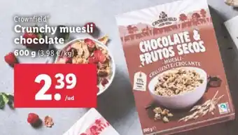 Lidl Crunchy Muesli Chocolate oferta