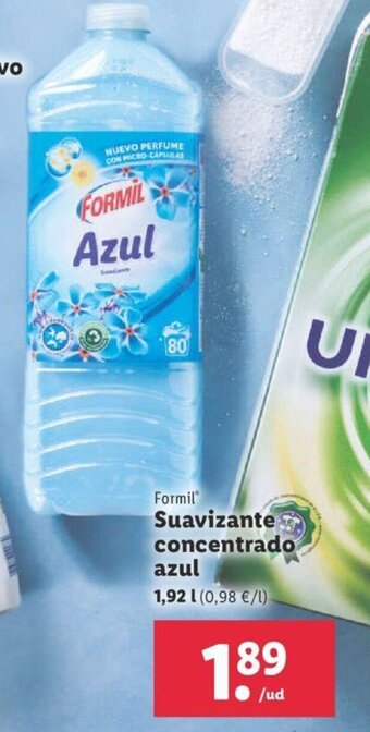 Lidl Suavizante Concentrado Azul oferta