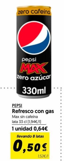 Hiper Usera Pepsi Refresco con Gas oferta