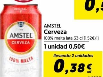 Hiper Usera Amstel Cerveza oferta