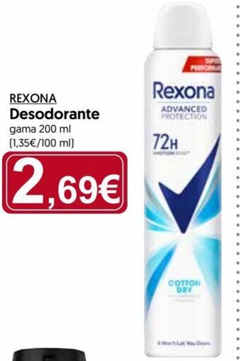 Hiper Usera Rexona Desodorante oferta